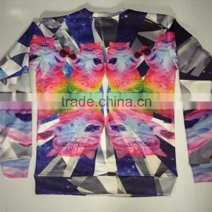 Custom OEM 3d Printing Crewneck Sweatshirts Hoodie Fleece Fabric thumbnail-2