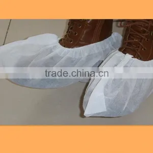 White Color Wholesale Disposable Nonwoven Shoe Cover thumbnail-2
