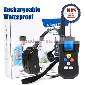 500m Remote Electronical Vibration Bark Collar thumbnail-1