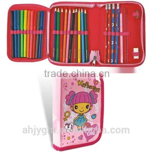 Cartoon Printing Stationery Set Satin Pencil Bag thumbnail-1
