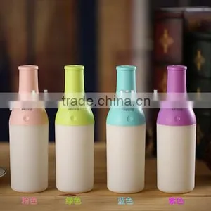 Cute Bottle Shape Mini Portable Air Humidifier Ultrasonic Humidifier With LED Night Lamp thumbnail-5