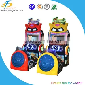 Amusement Park Kids Rids Simulator Transformer Car Racing Game Machine thumbnail-1