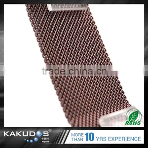 Multiple Designs Custom Logo Popular Mesh Watch Band for Apple Watch thumbnail-3