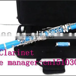 Woodwind Instrument ABS Blue Clarinet thumbnail-1