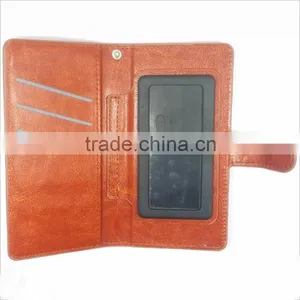 Universal Flip Leather Phone Cover Case With Mirror for Apple Iphone 7 7 Plus 7+ 6 6 Plus 6+ 5 5s se 4 thumbnail-3