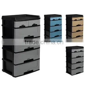 5 Tiers Plastic Drawer thumbnail-1
