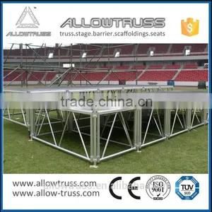 Portable Easy Assemble Aluminium Folding Mobile Event Stage With Low Prise thumbnail-6