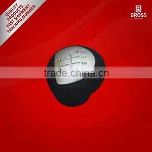 5-Speed Gear Shift Stick Knob 8200568122 Black Chrome For Renault Clio Kangoo Twingo Dacia Logan thumbnail-1