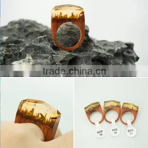 Promotional Items for 2016 Handmade Anniversary Engagement Secreted Wooden Rings thumbnail-6