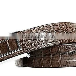 2013 Crocodile Skin Belt Genuine Leather Designer Belt for Men thumbnail-1