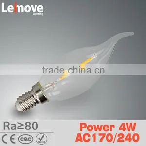 2015 New Desigin Indoor Cool Whire E26 100-240v 4 Watt Glass Led Bulb Light thumbnail-1