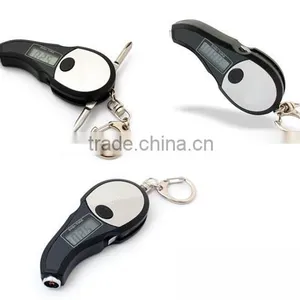Multi-function Mini Tire Pressure Gauge Screwdriver Keychain thumbnail-3