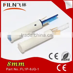 IP67 Waterproof Levis Plastic Blue Led 8mm 230vac Panel Mount Pilot Lamp thumbnail-2
