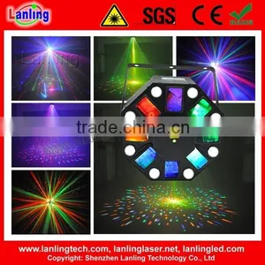 White Strobe RGBWY Derby RG Laser | 3 in 1 Led Lights Laser thumbnail-1