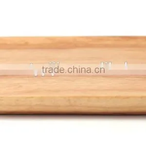 Decorative Serving Tray Wood,small Oval Wood Tray,personalized Food Wood Tray thumbnail-5