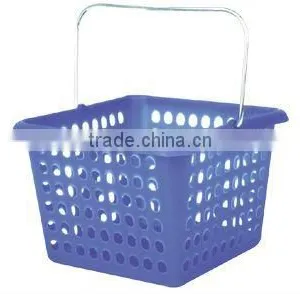Plastic Storage Basket With Handle thumbnail-1