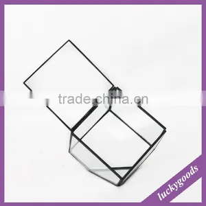 LGJ040 Wedding Party Decoration Glass Candle Holder With Lid thumbnail-5