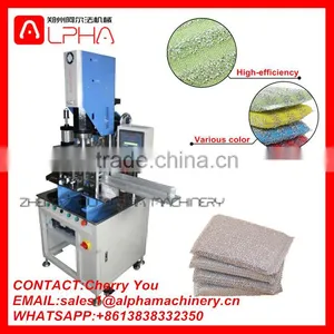 Factory Supply Sponge Scourer Pad Making Cutting Machine/ Ultrasonic Welding Machine thumbnail-1