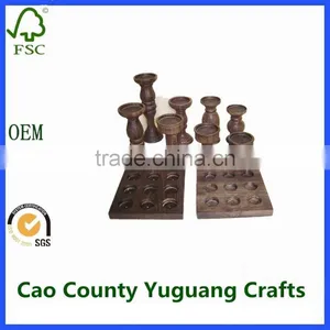 Professional Custom Wood Candle Holder Cheap Price thumbnail-1
