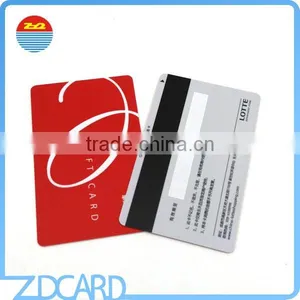 CMYK Printing RFID PVC Gift Card With Magnetic Stripe thumbnail-1