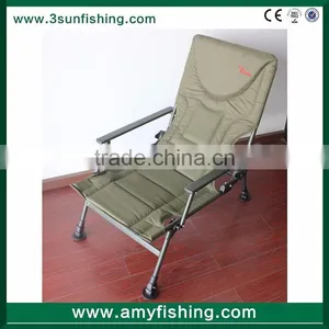 Carp Fishing Folding Chair With Arms Adjustable Legs thumbnail-4