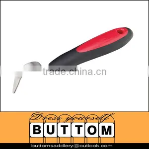 Hoof Pick Horse Hoof Pick With Comfortable Rubber Handle for Hoof Grooming thumbnail-1