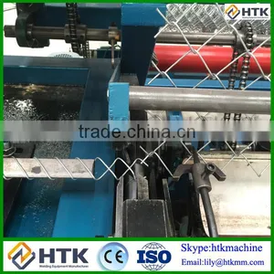 Double Wire Feeding Full Automatic Chain Link Fence Machine Factory thumbnail-6