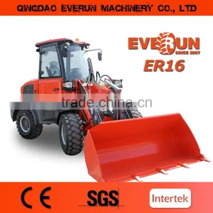 Everun 1600kg End Front Mini Wheel Loader for Sale thumbnail-3