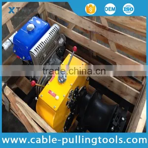 Winch Manufacturer 8 Tons Cable Winch HONDA/YAMAHA Engine for Power Construction thumbnail-4