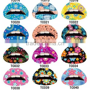 Tested Passed Lip Temporary Tattoo thumbnail-1