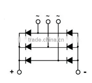 MDS50A Three Phase Rectifier Bridge Module thumbnail-2