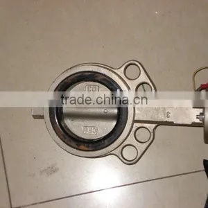Stainless Steel Wafer Type Butterfly Valve thumbnail-1