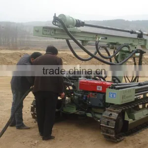 High Air Pressure Crawler Hydraulic Drilling Rig D100YA2 For Depth 30 Meters thumbnail-5