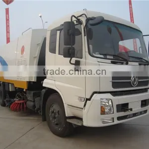 Large Dongfeng 6 Wheels 180hp Street Sweeper Truck for Sale thumbnail-4