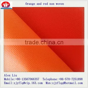 Yellow and Orange Non-woven Fabric Made in China Factory / pp Nonwoven Fabric / pp Non Woven Fabric thumbnail-3
