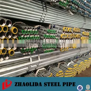 Galvanized Steel Pipe/tube With Threaded Ends and Plastic Protections thumbnail-1
