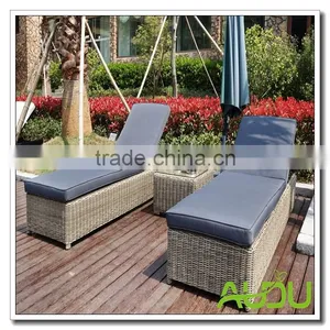 Philadelphia Patio Outdoor Wicker Lounger thumbnail-1