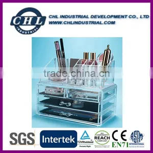 Acrylic Cosmetic Storage Display Boxes, Wholesales Cosmetic Organizer With Drawers,hot Sales Acrylic Makeup Organizer thumbnail-6