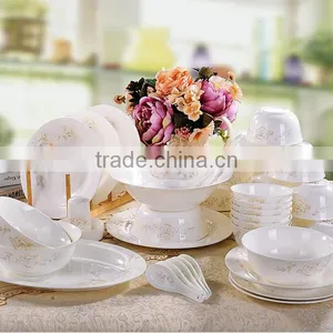 KC-00667 Bone China Dinnerware Set With Flower Printing thumbnail-5