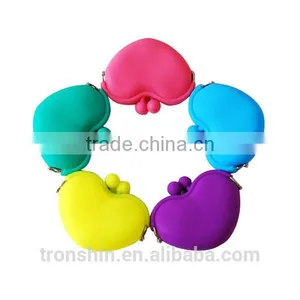 HOT Candy Color Food Grade Bulk Wholesale Silicone Coin Purse thumbnail-3