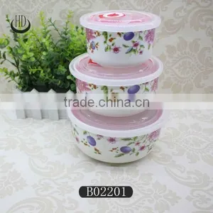 Airtight Container Set,microwave Safe Porcelain Seal Fresh Bowl thumbnail-1