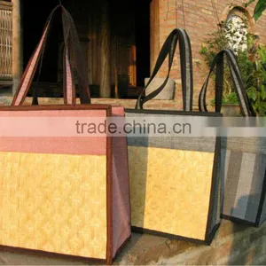 High Quality Best Selling Bamboo Shopping Bag WITH HANDLE From Vietnam thumbnail-1