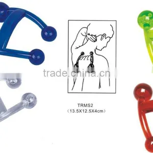 Massager Hand Held Full Body Neck Back Arms Legs Muscles Colorful Plastic thumbnail-1