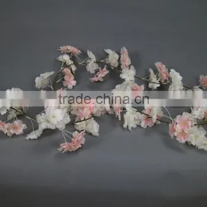 Artificial Colourful Cherry Blossom Garland for Window Display thumbnail-3