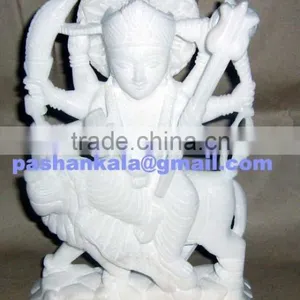 Italian Marble Durga Maa Statue thumbnail-1