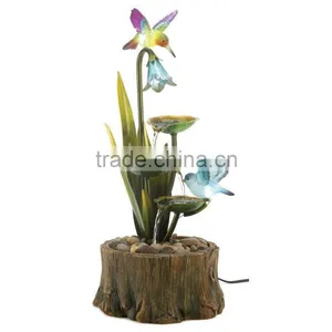 Hummingbird Haven Home Garden Decor Water Fountain thumbnail-1