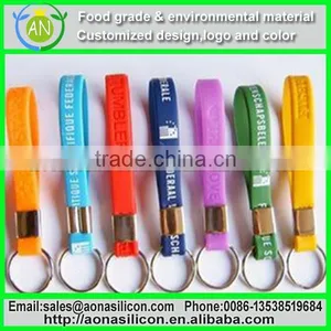 Customized Metal Silicone Key Chain thumbnail-1