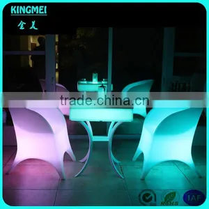 New Rechargeable Plastic Led Glowing Furniture Sofa With Lithium Battery & Rgb Lights thumbnail-3