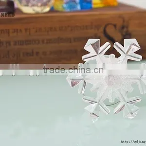 LED Electronic Light Acrylic Snowflake Hanging Xmas Tree Ornament thumbnail-3