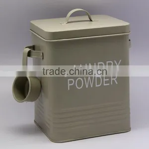 Retro Laundry Powder Storage Tin by Kimleyda thumbnail-1
